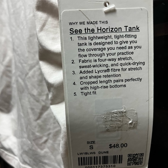 Lululemon “See the horizon” High Neck Tank 🌵Small - Picture 3 of 4
